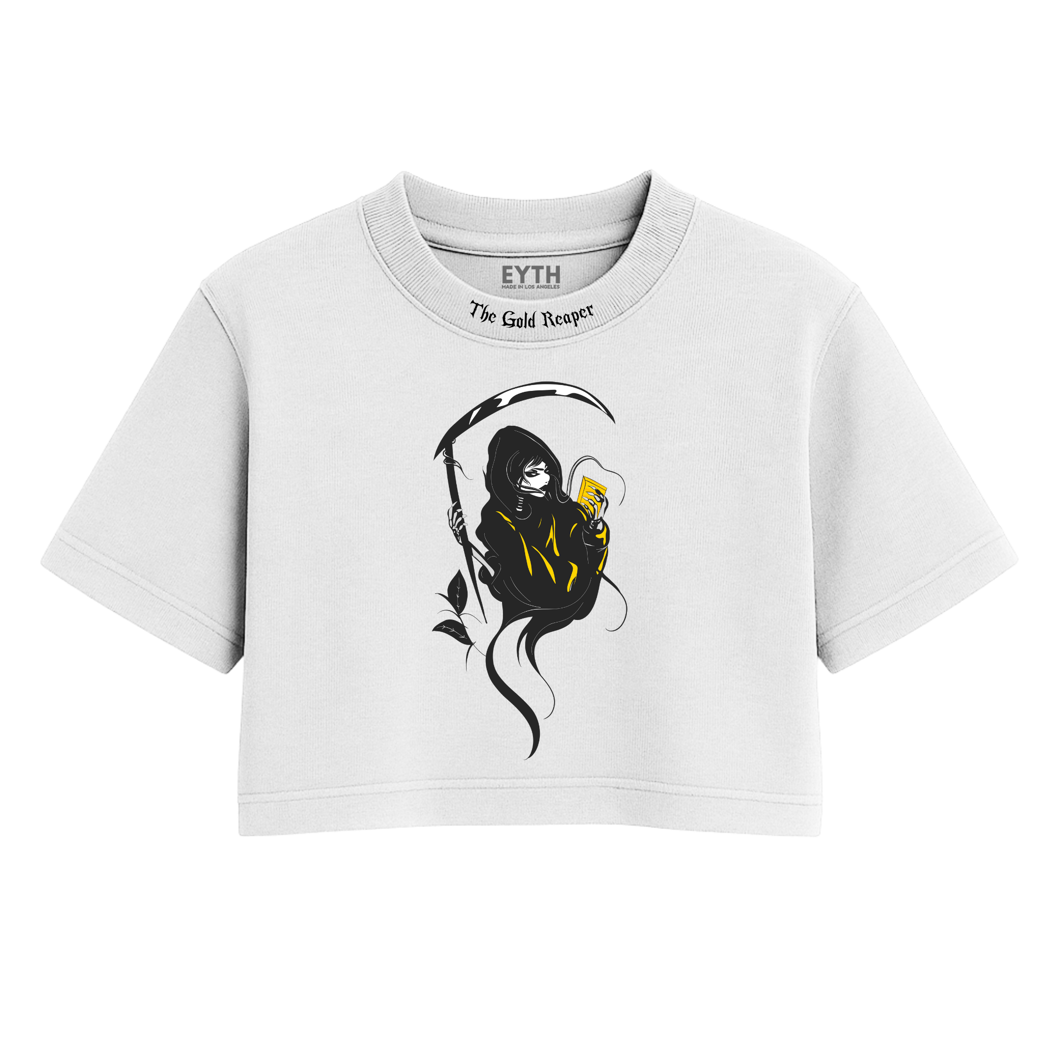 EYTH - The Gold Reaper Crop Tee