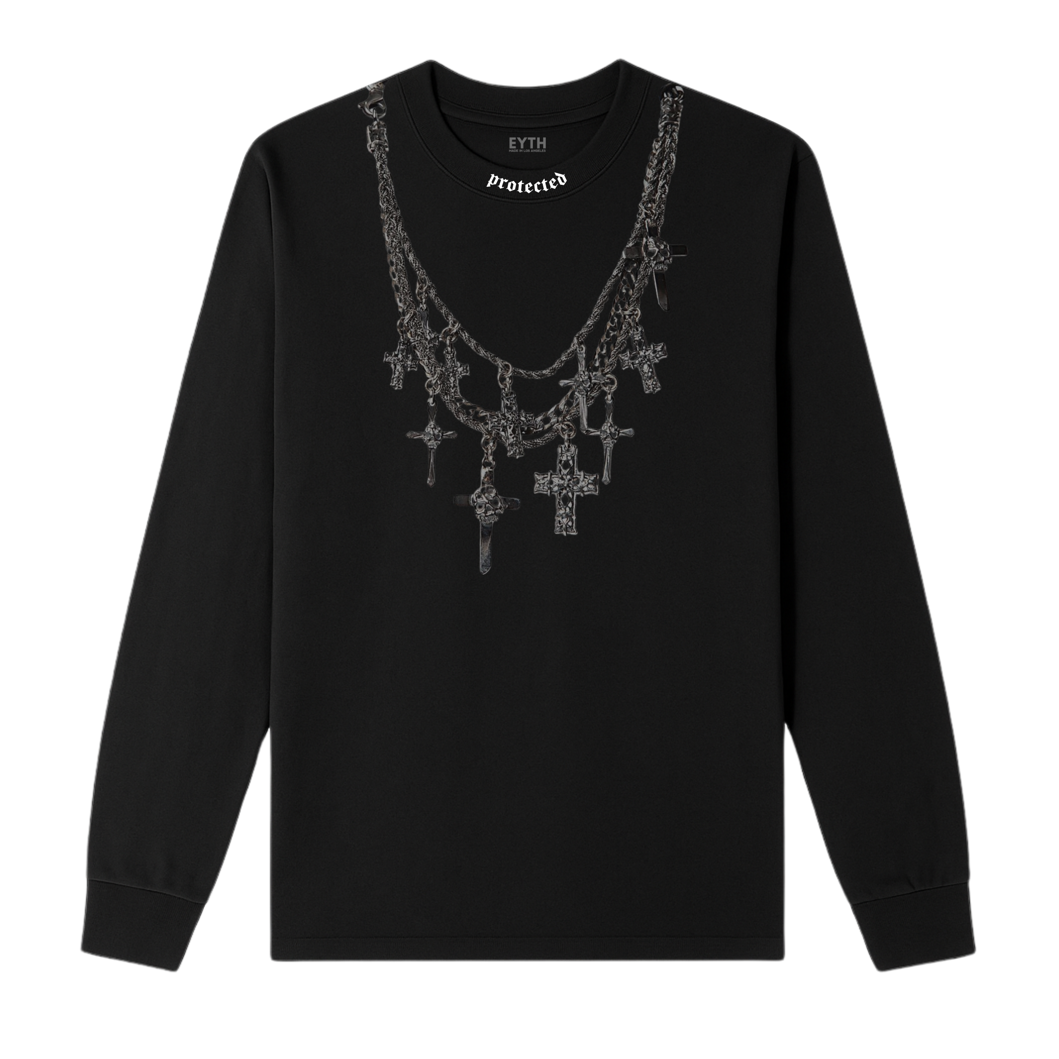 EYTH - Cross Piece Necklace Longsleeve